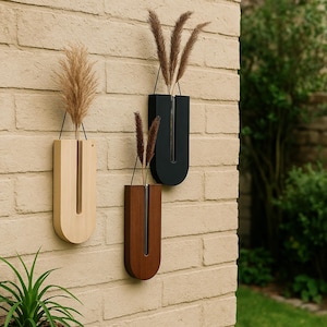 Arched plant propagation wall planter with glass tubes plant propagation station boho room decor indoor gardening gift