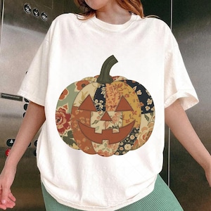 Preppy Floral Pumpkin png, Floral Patchwork png, Fall Pumpkin png, Autumn png, Fall Girly png, Fall Sublimation, Tis the season, Pumpkin png