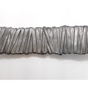 Vintage 90s PAPPAGALLO Pewter Tone Metal Two Piece Belt Buckle Abstract Y2K Vintage 90s PAPPAGALLO Belt Women M Brass Double Ended  main image 2