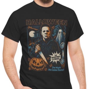 Vintage Michael Myers Halloween T-Shirt: Retro Horror Movie Graphic Tee