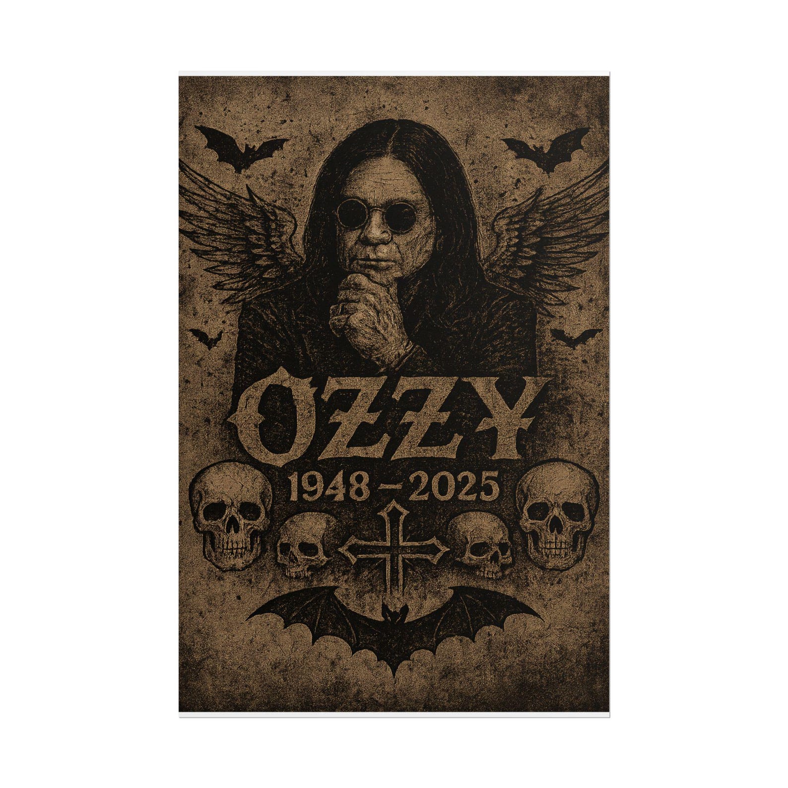 ozzy osbourne tribute poster