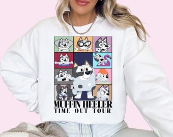 Comfort Colors Muffin Heeler Time Out Tour Shirt,