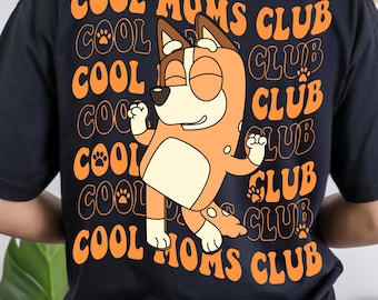 Mom Club Sweatshirt: Blue Dog Family Matching Shirt