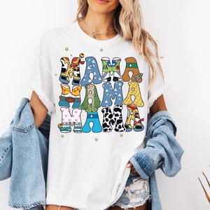 Toy Story MAMA Shirt Toy Mom Shirt sweatshirt Toy Story Matching Bday Shirt Mother&#39;s Day gift Disney Mom Shirt Disneyland Vacation Shirt