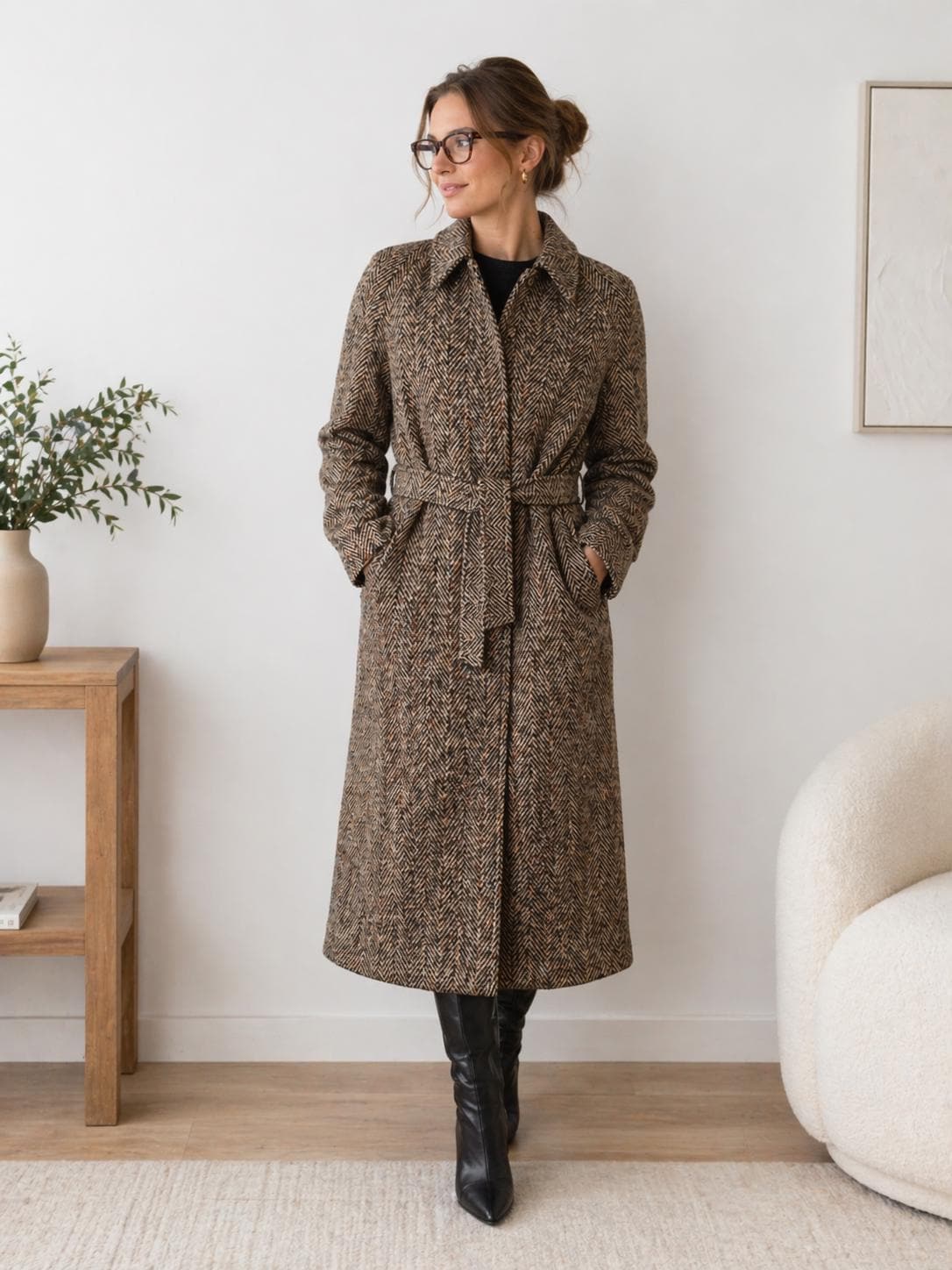 Vintage Burberry Coat Tweed - Etsy Canada