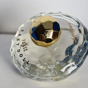 Vintage Baby Doll Yves Saint Lauren Mini Perfume Bottle Green Eau de Toilette Collectible 4ml 5ml Men&#39;s Fragrance Rare Retro Gift