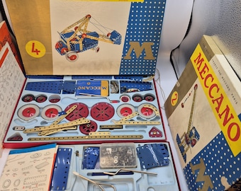 Original Vintage Meccano Set From the 1960s. Vintage