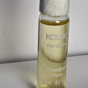 Vintage Yves Saint Laurent Kouros Eau de Sport – Mini Perfume Bottle – Rare Collectible YSL Fragrance