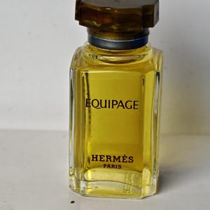 Miniatur-Vintage-Parfüm HERMES ÉQUIPAGE Eau de Toilette SCHWARZE Kappe 1945 - Eau de Toilette 7,5 ml ohne Spray