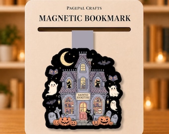 Haunted Bookstore Magnetic Bookmark