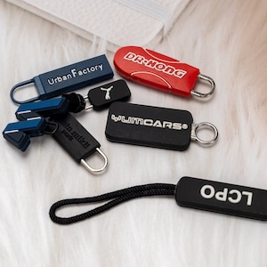 500 Custom Zipper Pull, Personalisierter Zipper Pull, Großes Greifgefühl, Schwarz, Weiß, Rot, Pink, Benutzerdefinierte Farbe, Zipper Pull für Marke