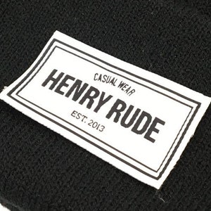 1000 Personalized Woven Labels,  Custom Hem Tags, Clothing Labels, Custom Labels