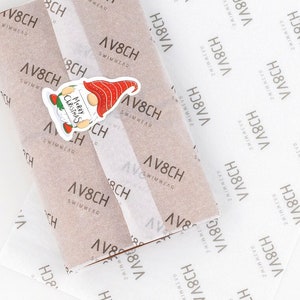 300 Personalized Logo Design Tissue Paper, Environmental Wrapping Paper, Executive Tissue Paper for Gifts, Flowers and Wines