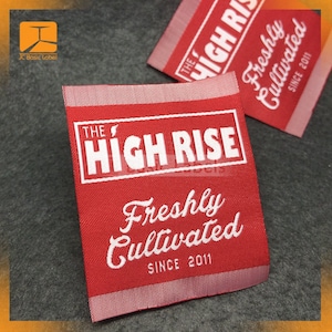 1200 woven labels center fold, Custom clothing labels, high definition woven label,woven labels