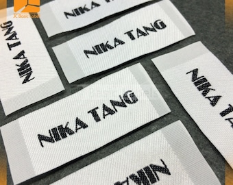 300 woven labels, custom clothing label, custom woven labels, clothing sewing label