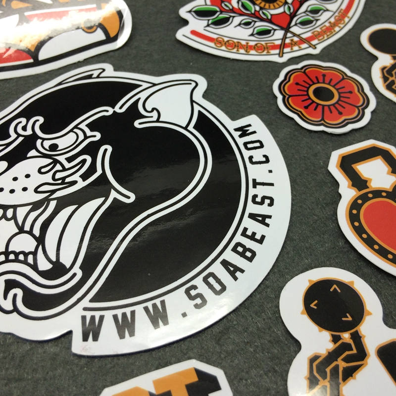 100 Custom Vinyl Stickers, Vinyl Decal, Die Cut Ssitcker, Promotional ...