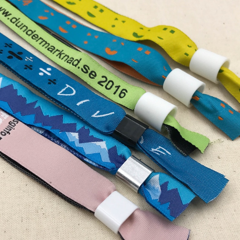 5 off 200 Wristband Festival Wristbands Fabric Wristband Etsy