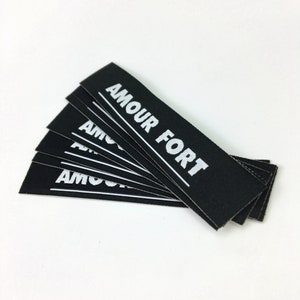 clothing labels, woven labels, basic name labels, custom woven labels