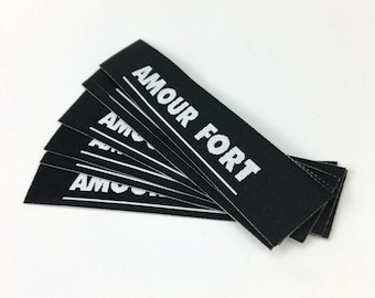 clothing labels, woven labels, basic name labels, custom woven labels