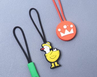 Genuine Leather Zipper Pull, zip puller, Zipper Pull Tab, Zipper Pull Tab for Travel Bags,Customized Zipper Puller, Customized Zipper Puller