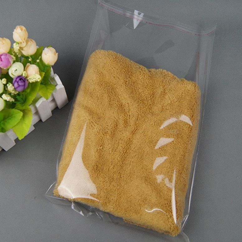 thumbnail interactive-video image 1 of 100-200pcs Clear Self-Adhesive Cellophane Bags – Resealable OPP Plastic, 1 Mil, Various Sizes 1 of 3