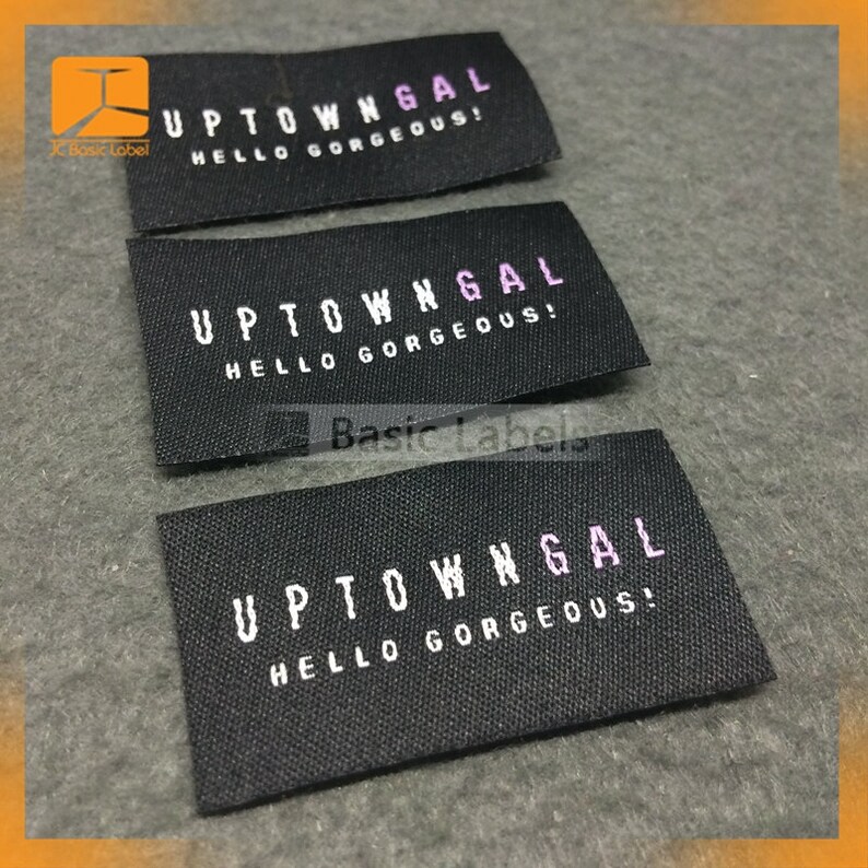 Custom woven clothing labels uk