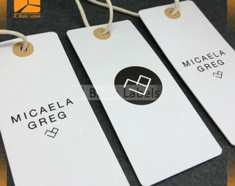 1000 Custom hang tags, Custom price tags, Hang tag design, Clothing hang tags, hang tags for businesses, swing tags