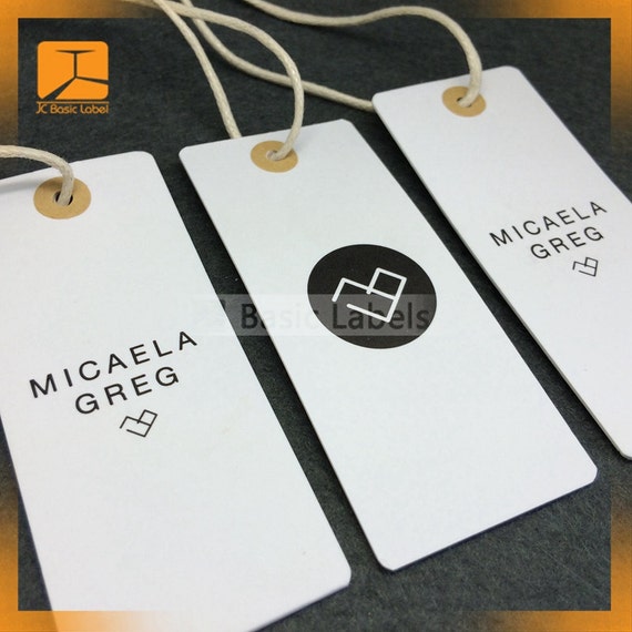 Custom Price Tags Clothing, Paper Clothing Hang Label Tags