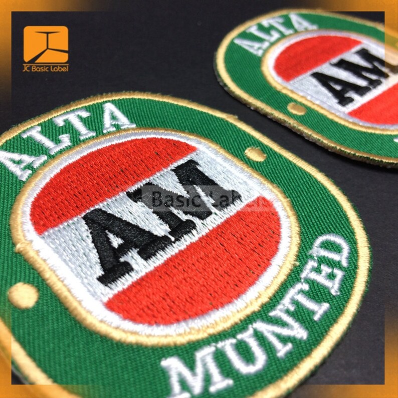 50 Embroidered Patch Iron on Patch Custom Patches Etsy