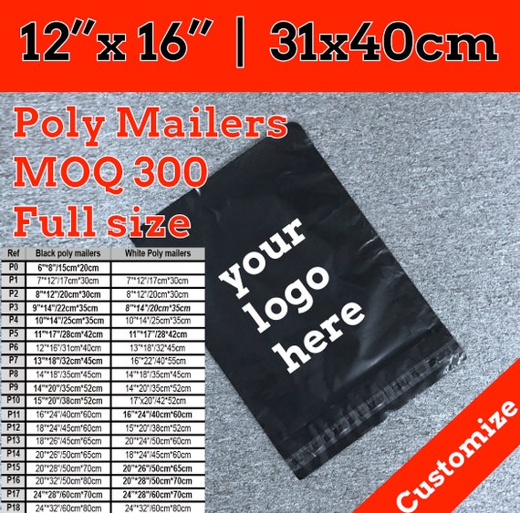 300 Poly Mailers 12x15 Poly Mailers Custom Poly Mailers Etsy 300 Poly Mailers 12x15 Poly Mailers Custom Poly Mailers Etsy