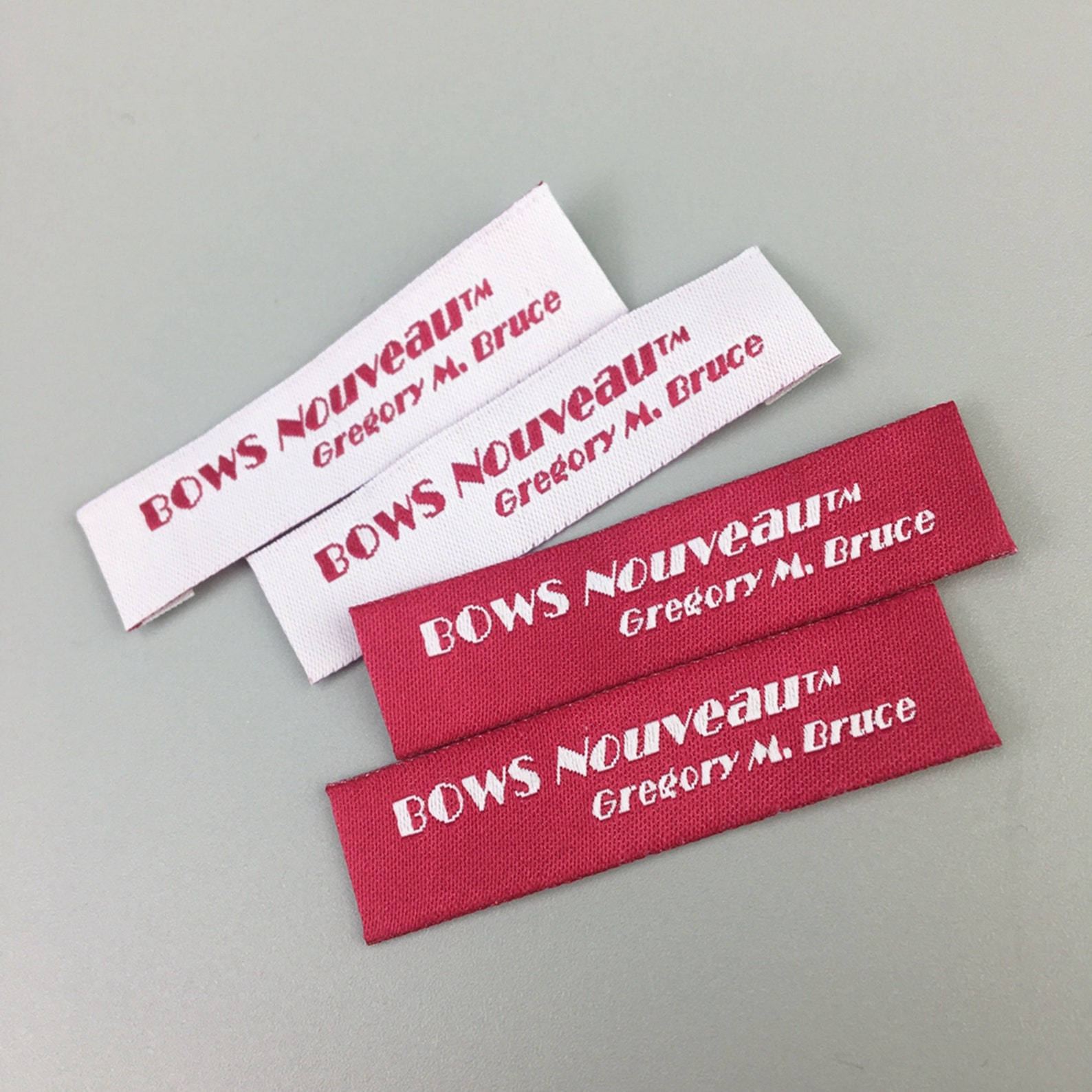 Woven Labels Woven Label Basic Name Labels Custom Woven Etsy