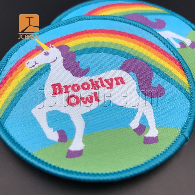 Custom Iron on Patch Woven Patch Custom Patches Iron Etsy