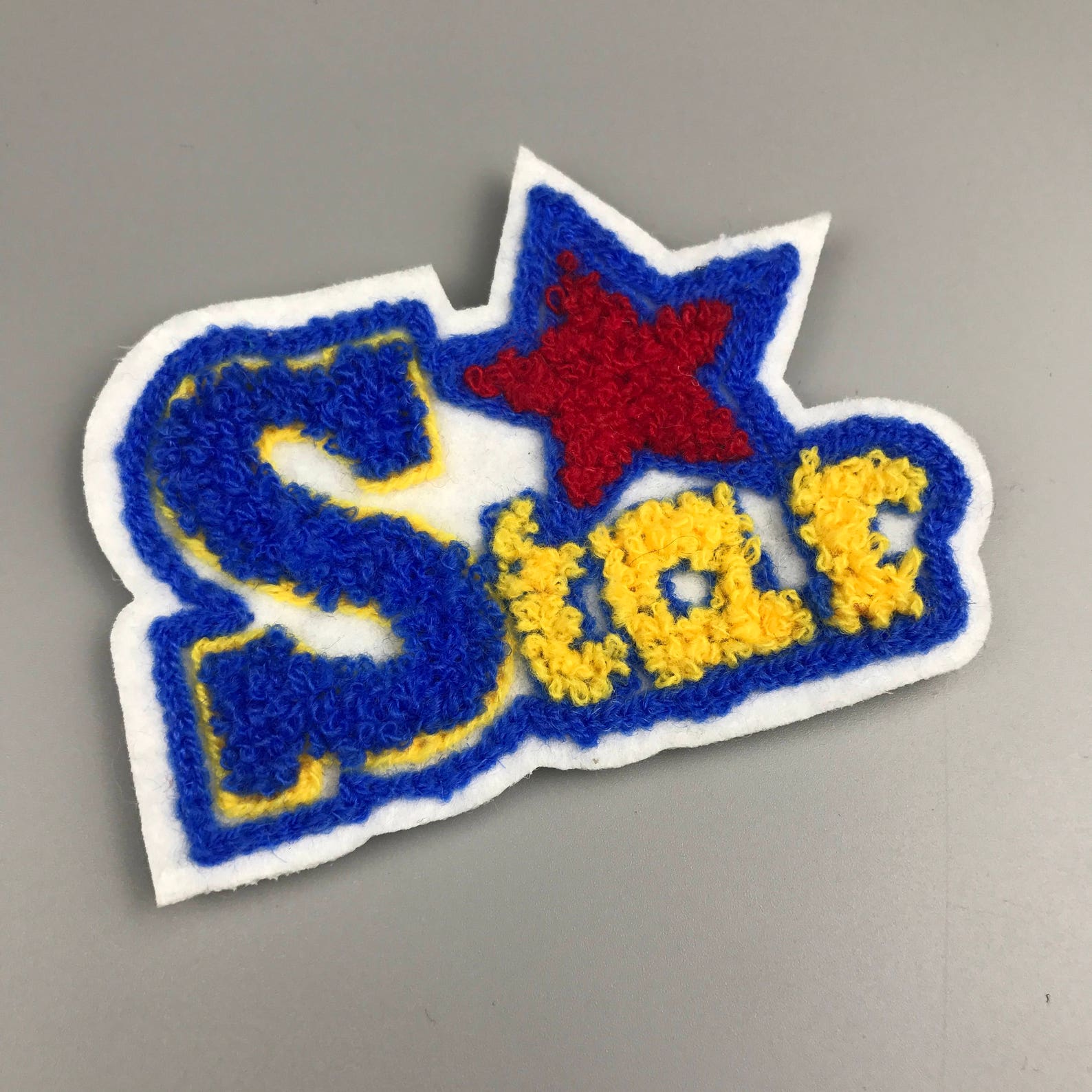 25 Chenille Patch Chenille Patches High School Mascot Etsy