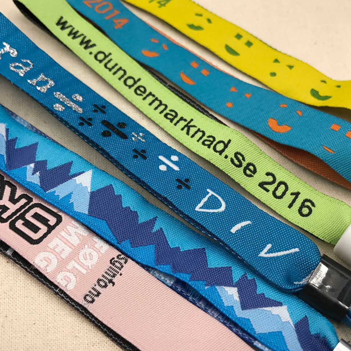 Fabric festival wristbands Clearance