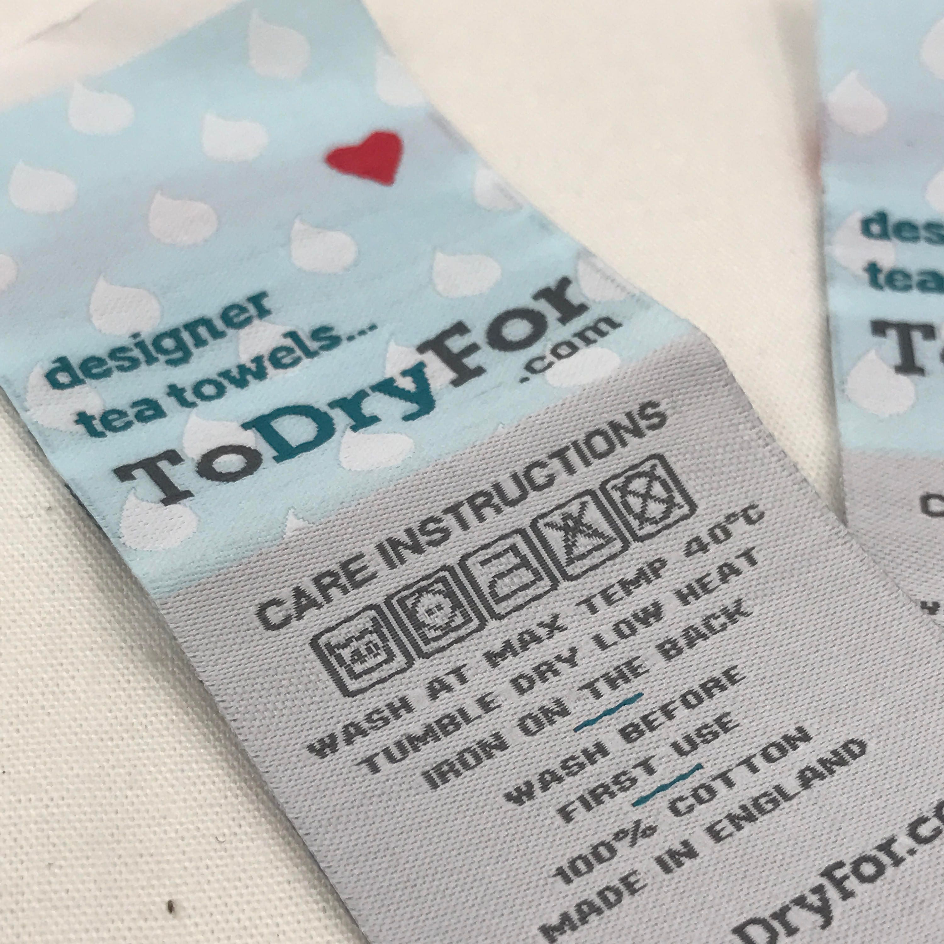 300 woven labels off white woven label ivory woven label Etsy