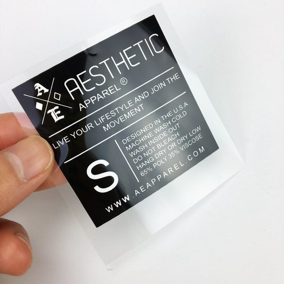 Heat Transfer Label, Heat Transfer Tagless Label, Garment Iron on Label,  Tagless Clothing Label, Heat Press Neck Labels 