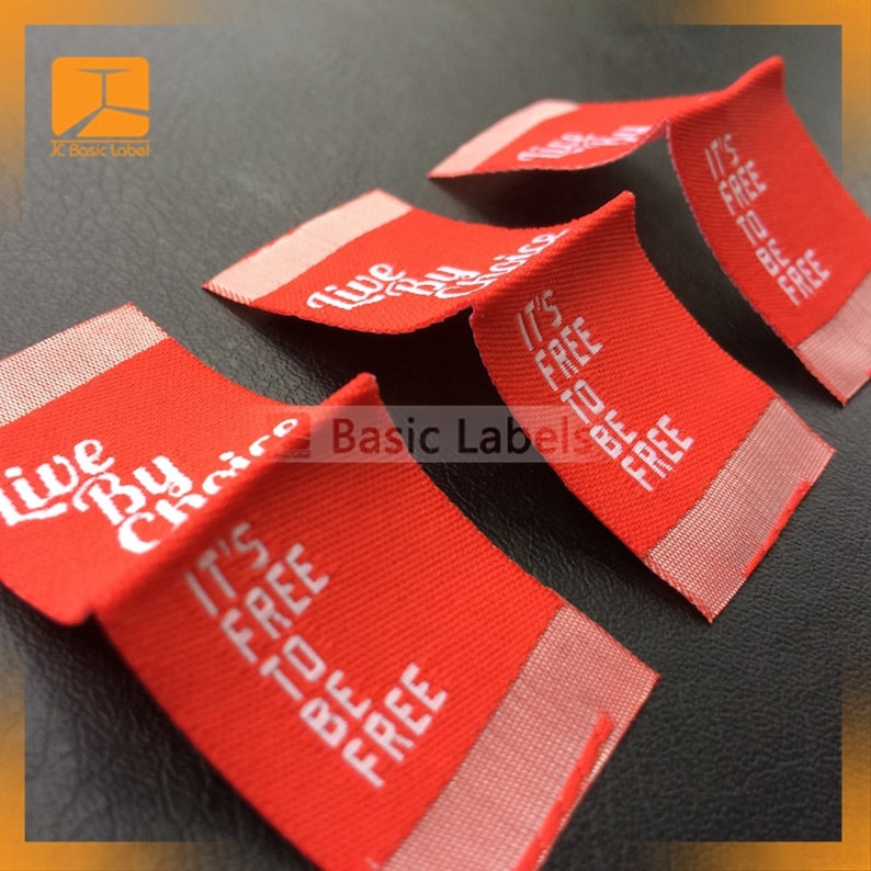 300 custom sleeve hem tags custom hem tags hem tags on Etsy