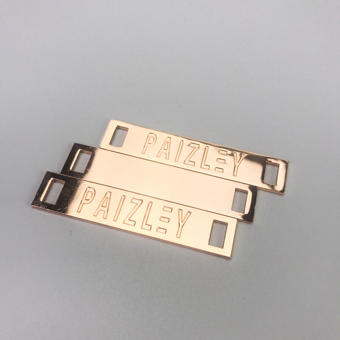 200 Metal Labels Custom Metal Tag Metal Labels for Clothing Etsy