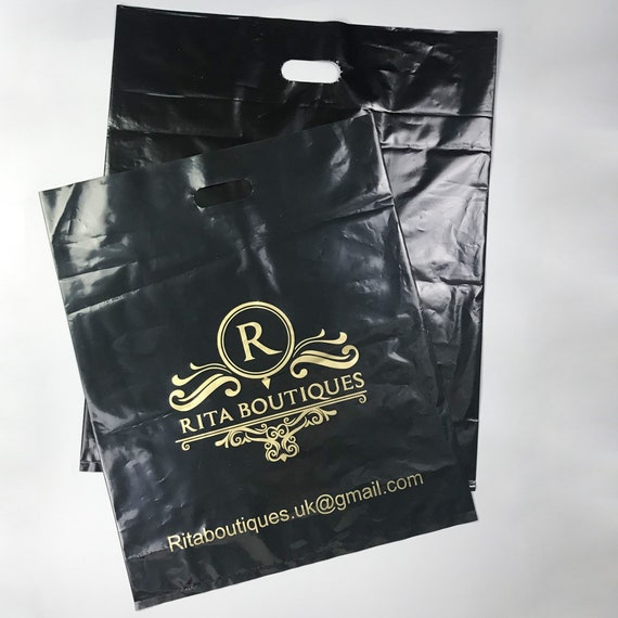 200 Custom Merchandise Bags Plastic Shopping Bags Shop 