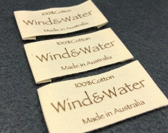 500 cotton label, cotton clothing labels, printed cotton label, fabric labels