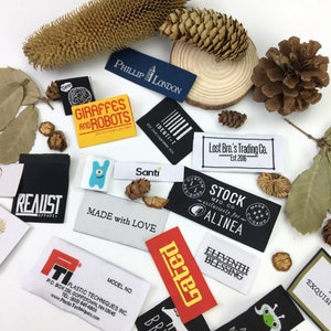 300 woven labels, woven labels custom, custom woven labels, woven labels sew in, woven shirt labels, clothing labels, labels for clothing
