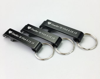 Abridor de botellas personalizado (300 unidades), llavero con abrebotellas personalizado, regalo personalizado para acomodador.