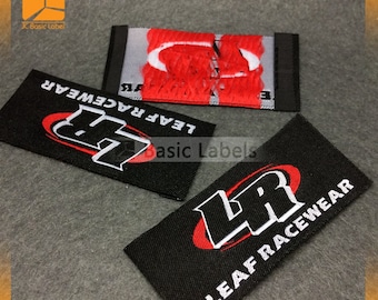 300 custom woven labels, custom clothing labels, custom woven tag