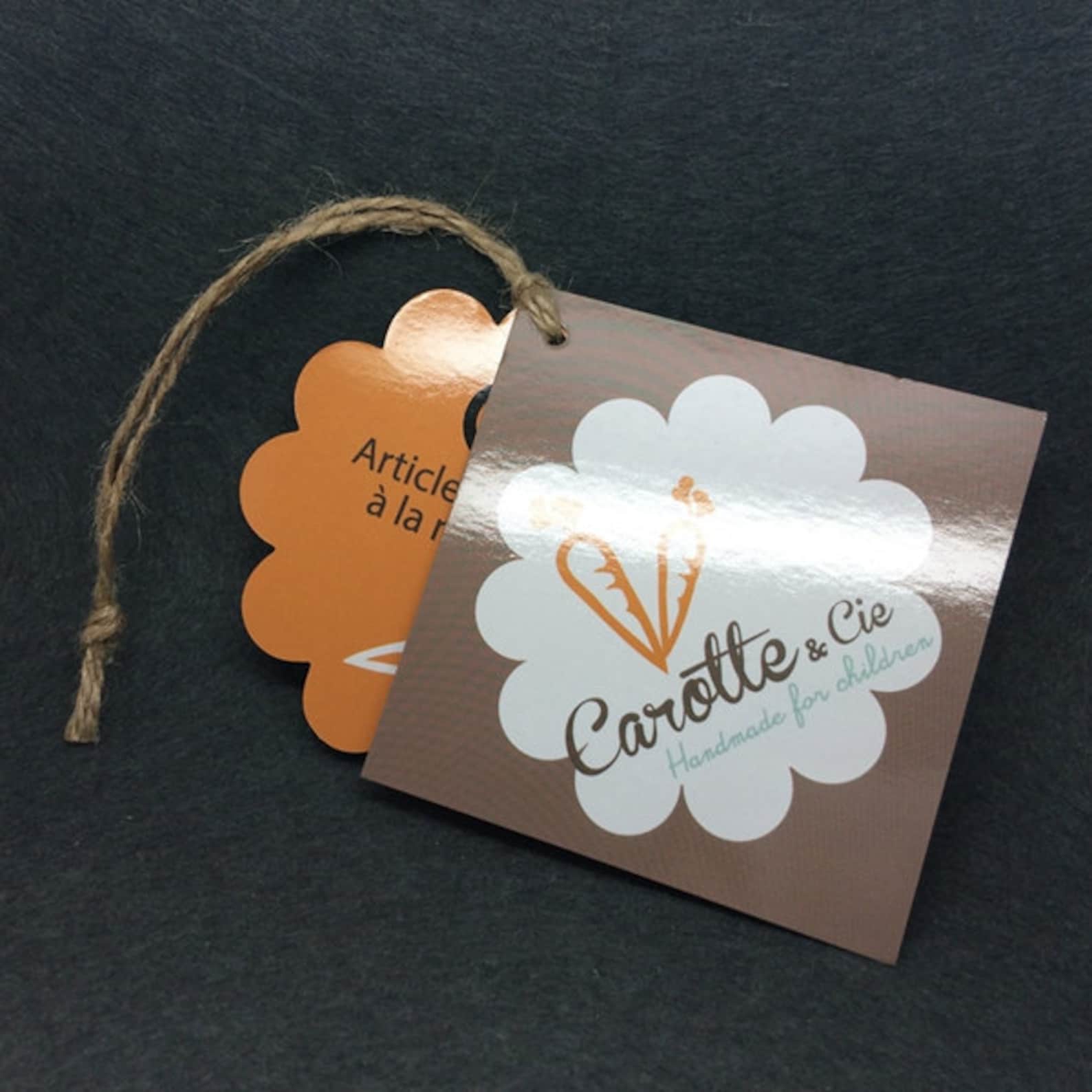 1000 Die Cut Hang Tags Custom Hang Tags Hang Tag Printing Etsy