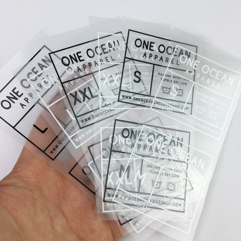 5 off 300 Tagless tags tagless heat transfer labels tagless Etsy