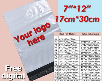 300 poly mailers 7x12, custom poly mailers, courier bag, Shipping Envelopes, Mailing Envelopes