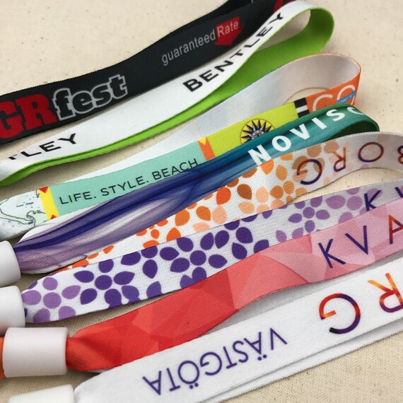 200 Festival Wristbands Custom Wristbands party wristband Etsy