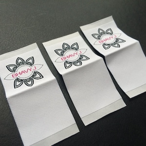 1000 High density label, HD woven labels, clothing labels, custom clothing labels