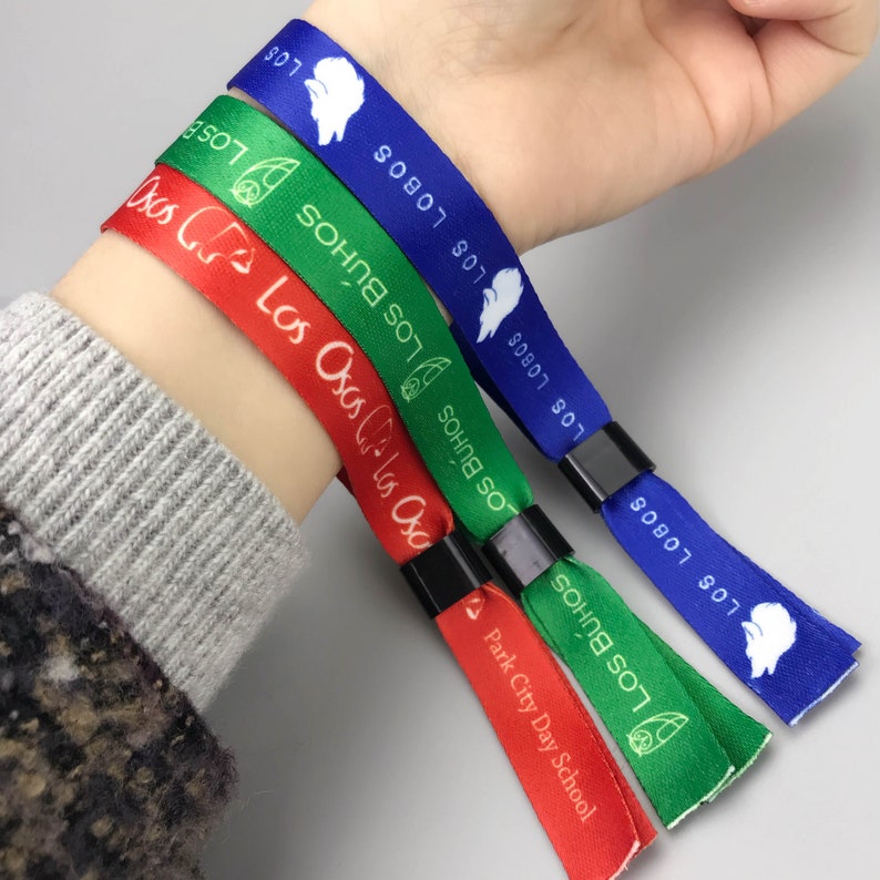 200 Custom Wristbands Wedfest Festival Wedding Wristbands Etsy