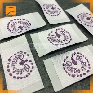 600 custom clothing labels, woven labels ,custom woven clothing labels, clothing tags